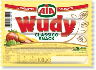 Wudy snack AIA wurstel - AGRICOLA TRE VALLI - SOCIETA' COOPERATIVA