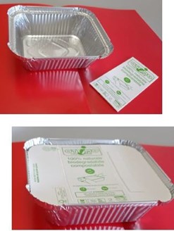 Vaschetta in alluminio HORECA 1 porzione 128 24 - CADIS