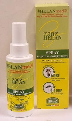 ZANZHELAN PMC Spray Insetto Acaro Repellente 100mL - HELAN S.R.L.