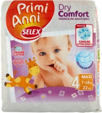 Film per pacco di pannolini Selex dry comfort MAXI 7-18 KG - Selex Spa