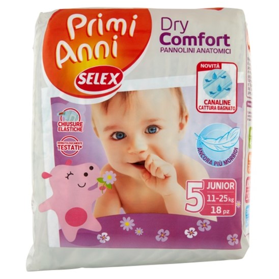 Film per pacco di pannolini "Selex dry confort JUNIOR 11-25kg"