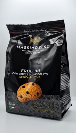 Massimo Zero frollini con gocce di cioccolato - SDR PACK S.p.A.