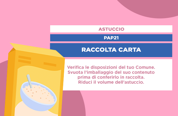 L’etichettatura di una scatola di cereali