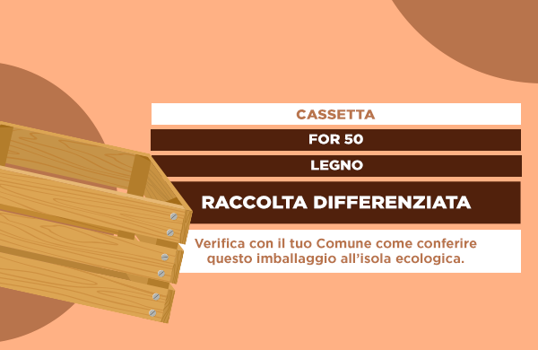 L’etichettatura di una cassetta di legno