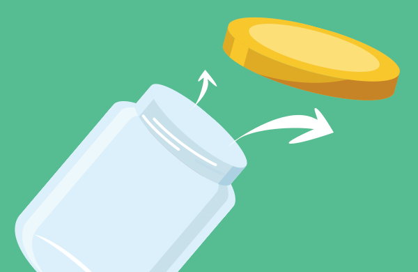 Il tappo di metallo e il barattolo di vetro devono essere separati e conferiti nelle rispettive raccolte.