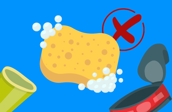 Gli imballaggi non devono essere lavati prima di essere differenziati.