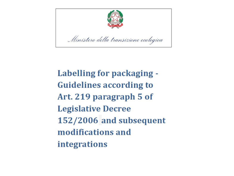 Guidelines for mandatory environmental labeling