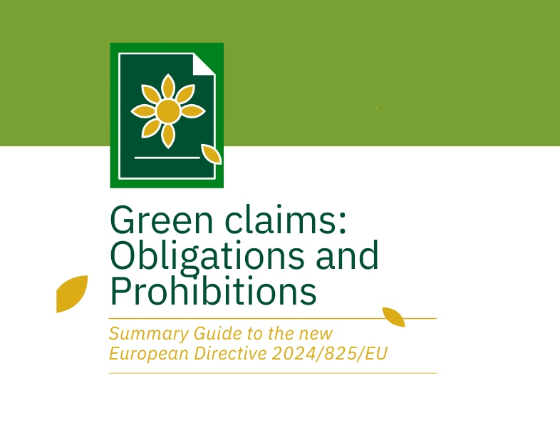 Green Claims guidelines